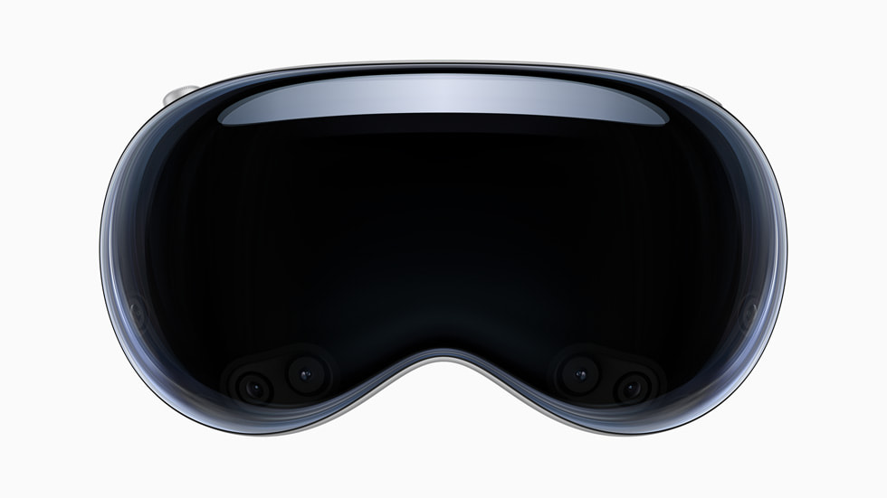 Apple Vision Proの正面から見た製品写真