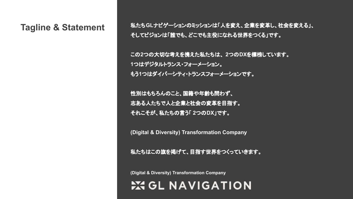 GL Navigation corporate brand styling page 14