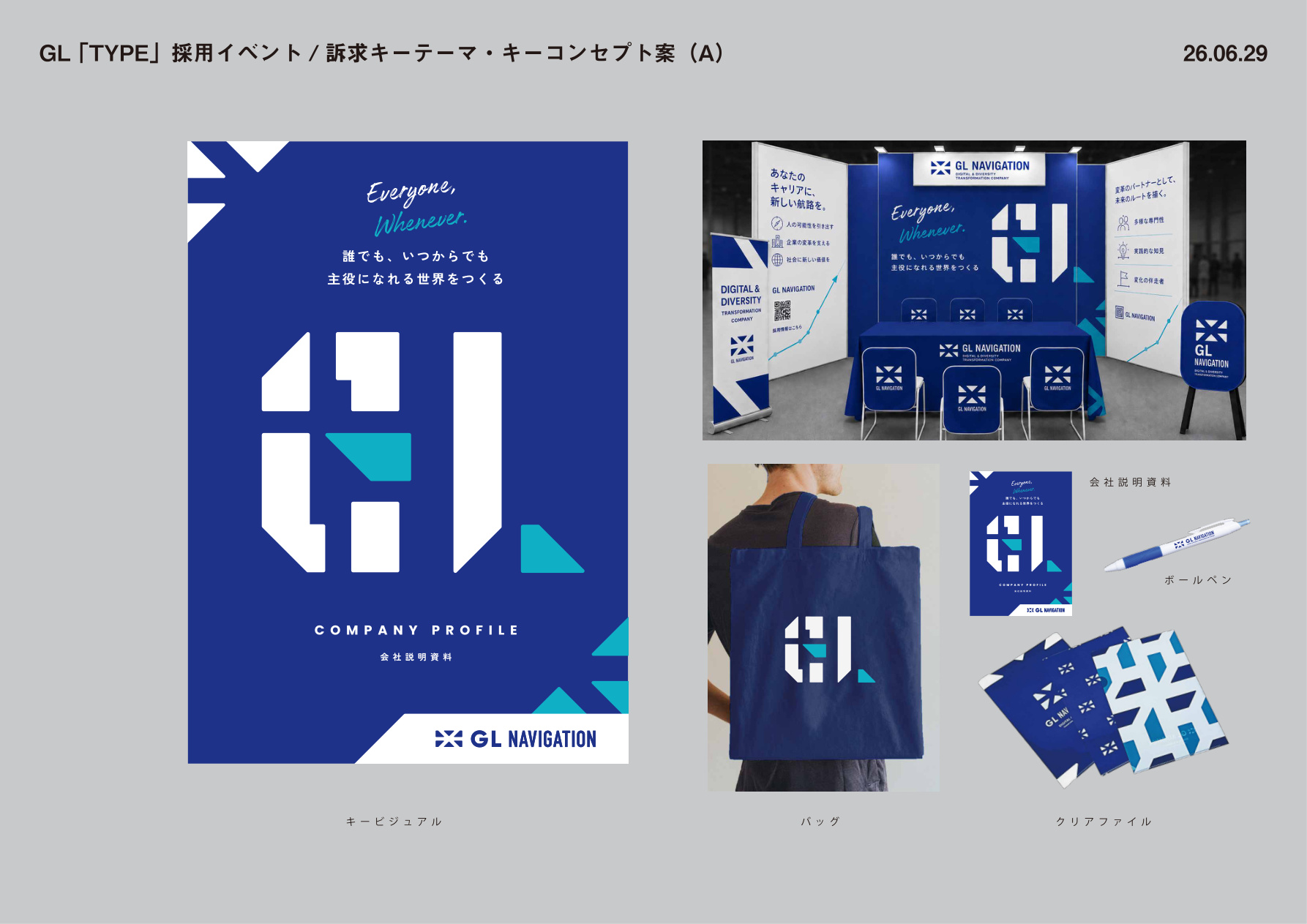 企業名を印象づけるコンセプトと媒体展開の提案